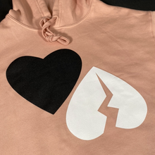 Load image into Gallery viewer, "Heart Flip" Crop Hoodie