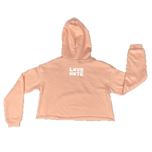 Load image into Gallery viewer, "Heart Flip" Crop Hoodie